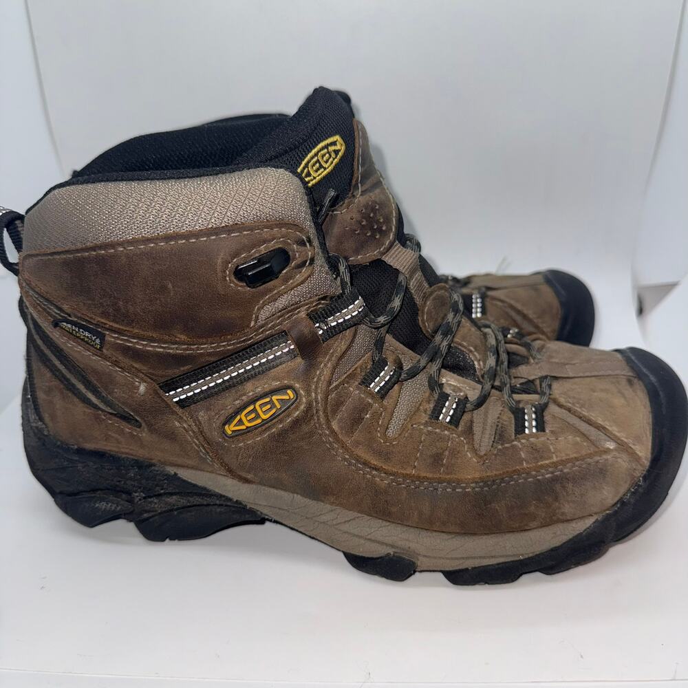 KEEN Targhee II Mid Hiking Boots Men's SZ US 9 Wide Brown Waterproof 1012126